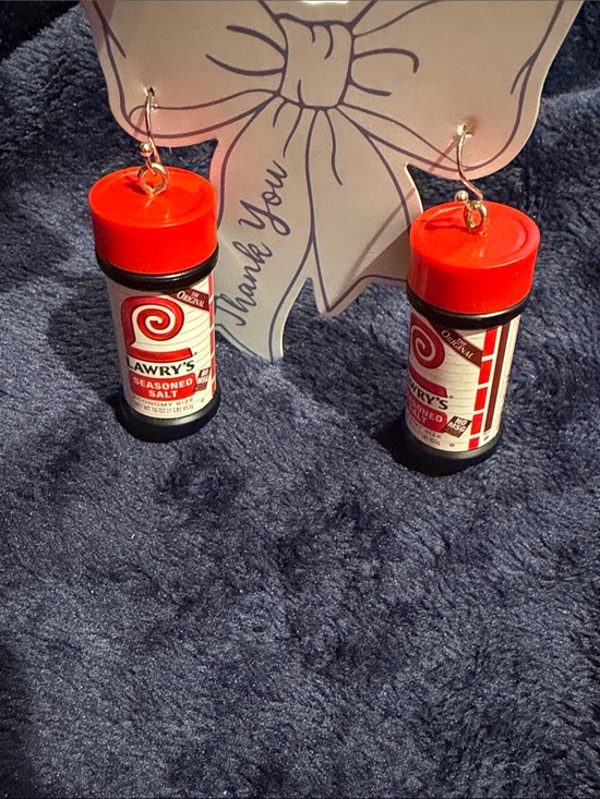 Handmade Jewelry - Seasoned Salt Bottle Earrings -